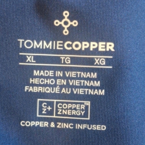 Tommie Copper Core Short Sleeve V Neck Tee in Dark Navy Blue size XL - Picture 4 of 7